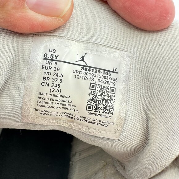 Nike Air Jordan 13 Retro Lakers Youth Size 6.5Y Women 8 884129-105 White Shoes - Picture 10 of 11